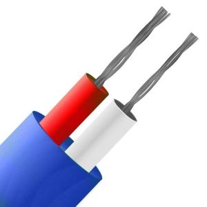Type K PFA Insulated Flat Pair Thermocouple Cable / Wire (JIS) - 1/0.315mm Strand