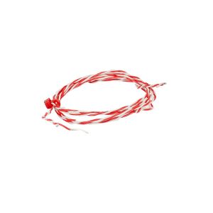 JIS Type K Exposed Welded Tip Thermocouple 7/0.2mm PFA Twin Twisted Cable with Bare Tails 5m