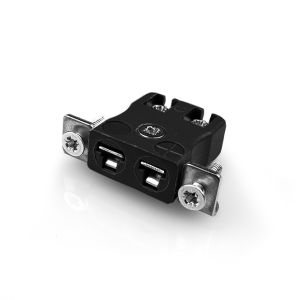 Miniature Quick Wire Thermocouple Connector Panel Mount with Stainless Steel Bracket IM-J-SSPFQ Type J IEC