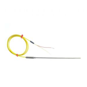 Mineral Insulated Thermocouple with Plain Pot Seal and PFA Insulated ANSI Lead - Type K with 1M Cable Length - 1.0mm x 500mm