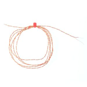 ANSI PFA Insulated Exposed Junction Thermocouple with Bare Tails - Type K - 7/0.2mm Strand Size - 10M Length