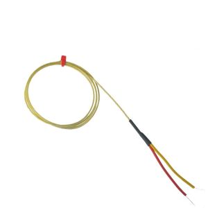 ANSI Glassfibre insulated Exposed Junction Thermocouple with Bare Tails - Type K - 5M Length