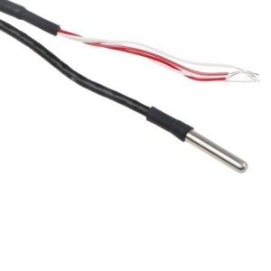 General Purpose Pt100 Probe with PFA lead - Type PRT - 3.0mm probe diameter - 50mm probe length - 2M cable length