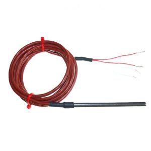 General Purpose Pt100 Silicone Rubber Lead - Type PRT - 6.0mm Diameter - 50mm Length