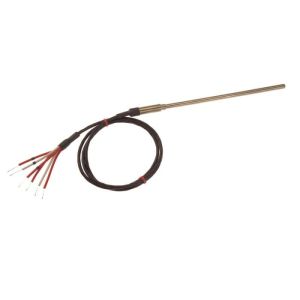 Dual Element Mineral Insulated Pt100 Probe With Extension Lead - 6.0mm Diameter - 250mm Length