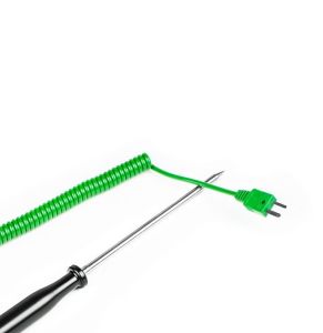 Handheld Stainless Steel Penetration Probe - Type K IEC 3.3mm (reduced tip) x 120mm