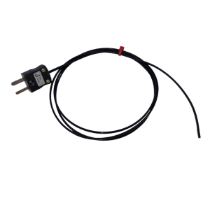 Hermetically Sealed Wire Thermocouple IEC Type J with Miniature Plug Termination - 5M