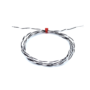 PTFE insulated Twin Twisted IEC Exposed Junction Thermocouple with Bare Tails - Type J - 2M Cable Length