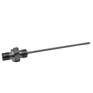Industrial Automation Pt100 RTD Sensor with M12 connector - 1/4"BSPP Process Connection Type - 3mm Sheath Diameter - 250mm Sheath Length