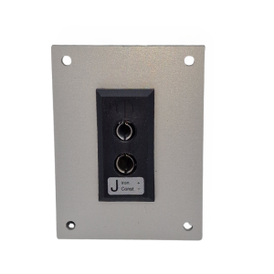 Thermocouple Connector Aluminium Panel with Type J IEC Standard Sockets - 1 Way