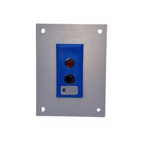 Thermocouple Connector Aluminium Panel with Type K JIS Standard Sockets - 1 Way