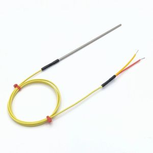 ANSI Fabricated Tube Thermocouples with Crimp Seal and Lead Wire - Type K - 4.5mm x 50mm